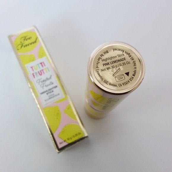 Too Faced Tutti Frutti Frosted Fruits Highlighter Use On Eye & Face - Picture 3 of 10
